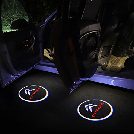 Citroen Kapı Altı Delmeli Hayalet Logo