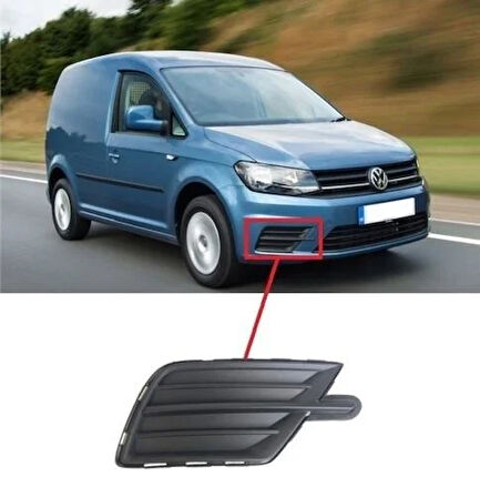 Volkswagen Caddy Ön Tampon Panjuru (Sissiz) Sağ 2015 Sonrası Uyumlu