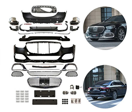 Mercedes Maybach W213 Ön Arka Tampon Seti 2020 Sonrası Uyumlu
