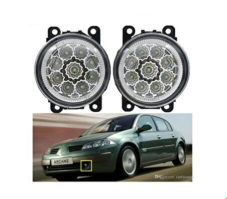 Renault Megane 2 Sis Farı Seti (Ledli) 2003 Sonrası Uyumlu