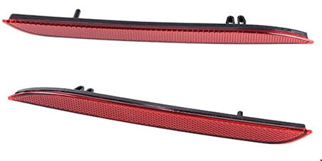 Ford Mustang Arka Reflektör Seti Sağ Sol (Kırmızı) 2015 Sonrası Uyumlu