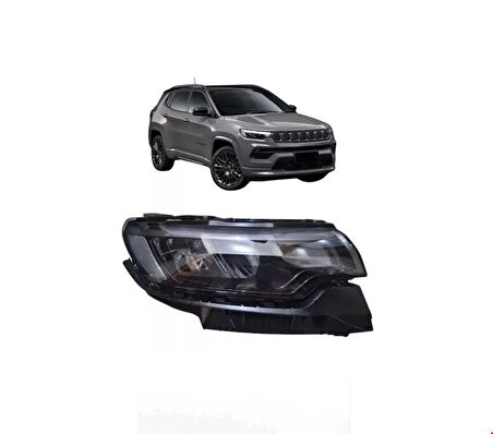 Jeep Compass Ön Far Led Sağ 2021 Sonrası Uyumlu