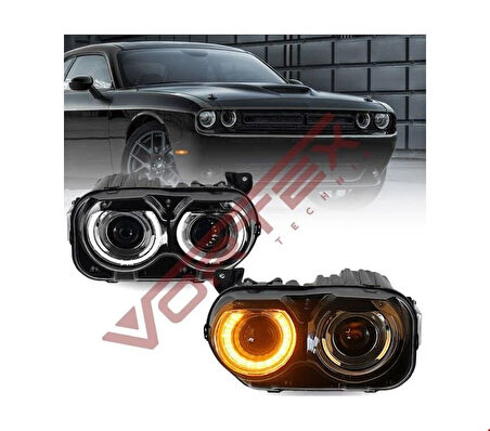Dodge Challenger Led Far Takımı 2015 Sonrası-2022 Sonrası Uyumlu