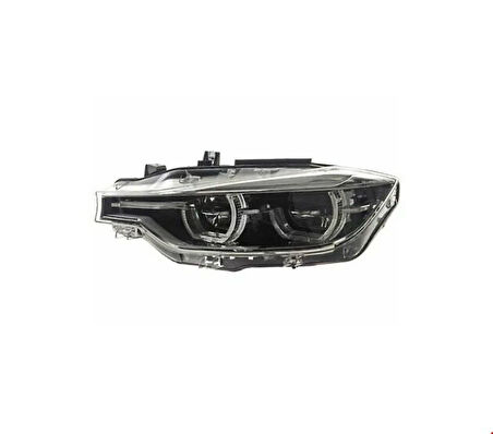 Bmw F30 Ön Far Sol Siyah Yansanayi 2015 Sonrası Uyumlu