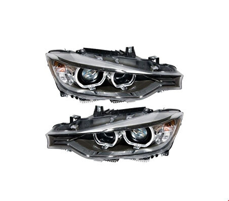 Bmw F30 Lci Ön Far Halojen-led DÖnüşüm Seti 2015 Sonrası Uyumlu