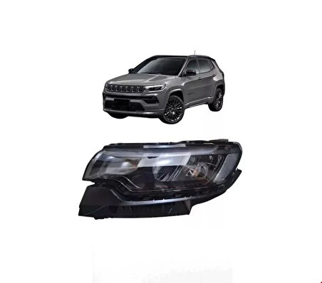 Jeep Compass Ön Far Led Sol 2021 Sonrası Uyumlu