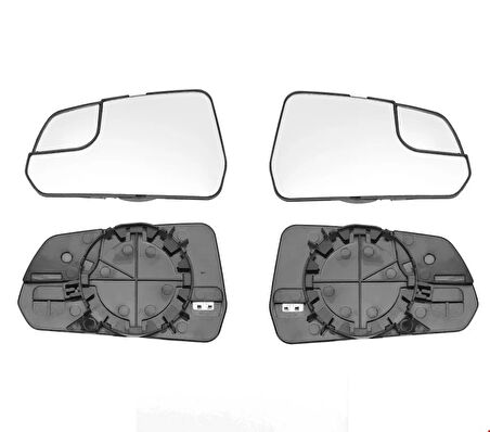 Ford Mustang Dış Dikiz Ayna Camı Seti Sağ Sol 2015 Sonrası Uyumlu