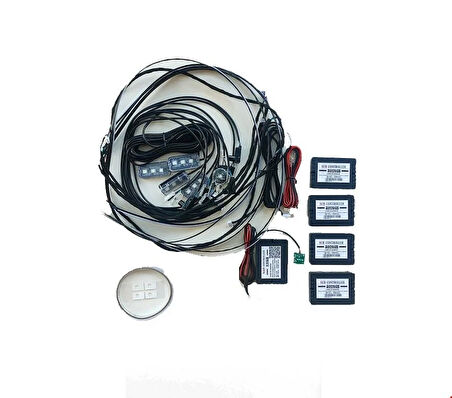 Jeep Rubicon İç Ambiyans Aydınlatma Seti (64 Renk) 2020 Sonrası Uyumlu