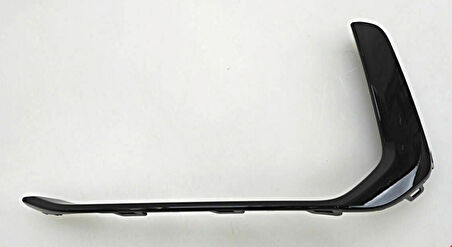 Audi A6 Ön Tampon Kaplaması Sol S-line (Siyah) 2020 Sonrası Uyumlu