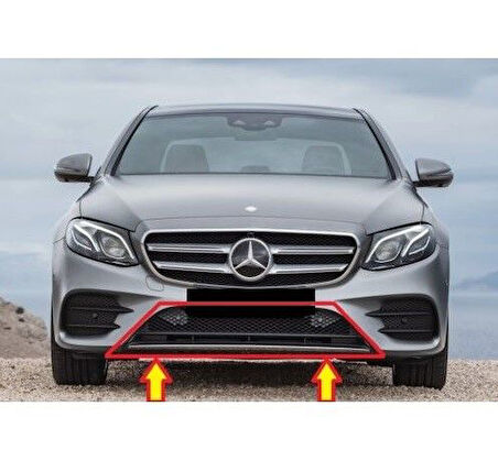 Mercedes-benz E-class W213 Ön Tampon Orta Izgara (Amg) 2016 Sonrası Uyumlu