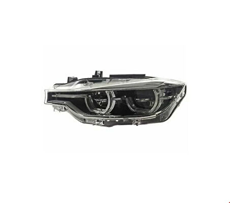 Bmw F30 Lci Ön Far Sol (Siyah) 2015 Sonrası Uyumlu