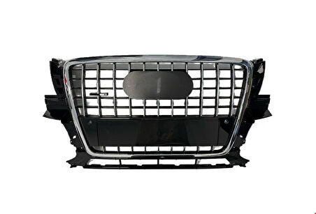 Audi Q5 S-Line 2009 ve Sonrası Ön Panjur Piano Black