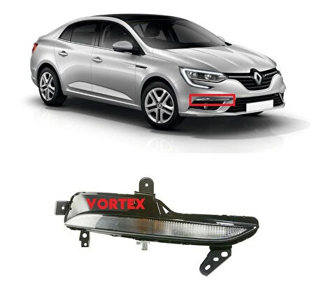 Renault Megane 4 Ön Tampon Sinyali Sağ 2015 Sonrası Uyumlu