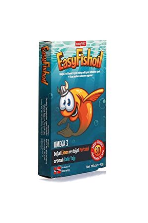 Easyfishoil Omega 3 30 Çiğnenebilir Jel Tb