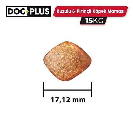 Dogplus Plus Kuzu Etli-Pirinçli Büyük Irk Yetişkin Kuru Köpek Maması 2x3 kg