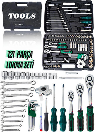 121 PARÇA LOKMA SETİ (72 DİŞ PRO) YEŞİL