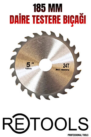 185 MM DAİRE TESTERE (METAL-AHŞAP) BIÇAĞI