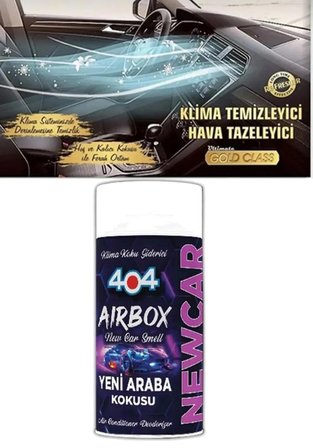 404 OTO KLİMA KOKU GİDERİCİ TAZELEYİCİ SET