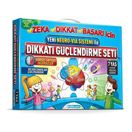 Adeda Dikkati Güçlendirme Seti 7 Yaş + Yazmayı Güçlendirme Seti