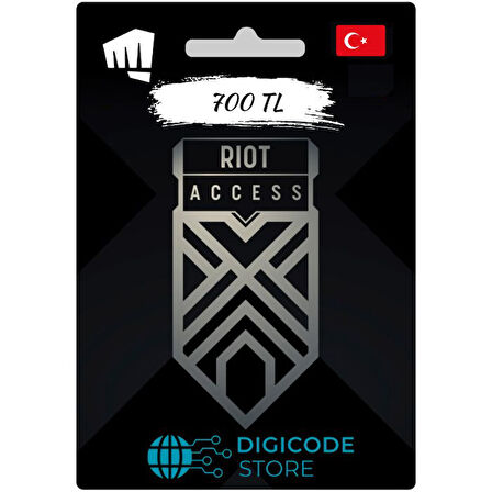 700 TL Riot Access E-Pin Kodu / League of Legends - VALORANT