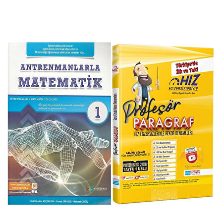Antrenmanlarla Matematik 1 ve Evrensel Profesör Paragraf Seti 2 Kitap