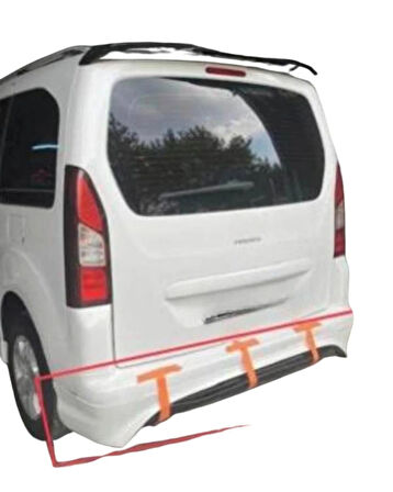  PEUGEOT TEPEE ARKA TAMPON EKİ (( BOYASIZ ))