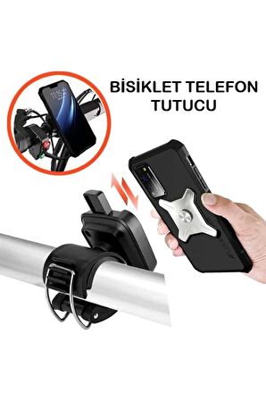 Spor Koşu Bileklik Telefon Tutucu 360° Dönebilen Tüm Telefonlara Uyumlu + Bisiklet Telefon Tutucu