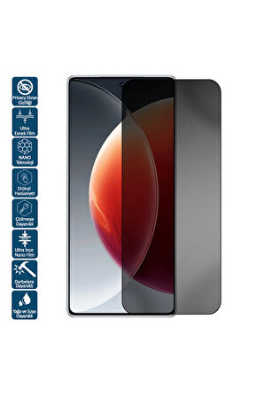 Tecno Camon 30 Pro Privacy Hayalet Ekran Koruyucu Film