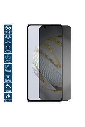 Huawei Nova 10 Pro İçin Uyumlu Privacy Hayalet Nano Ekran Koruyucu Film