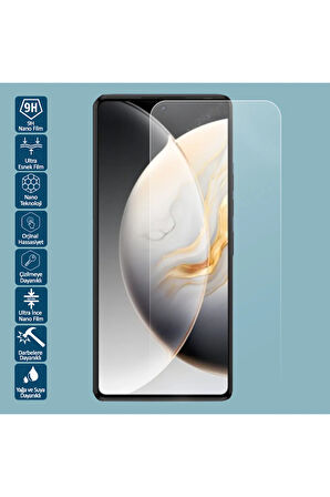 Tecno Spark 30 Pro İçin Uyumlu Nano Ekran Koruyucu Film