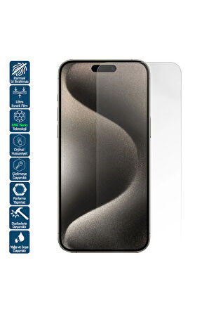 Apple iPhone 14 Pro Mat Parmak İzi Bırakmayan Nano Ekran Koruyucu Film