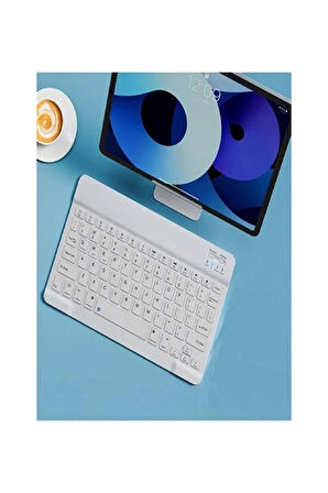 GTX Jaculus V2 10.1" Gaming Tablet İçin Uyumlu Slim Şarjlı Türkçe Bluetooth Klavye