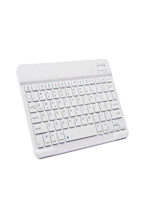 iPad Air 6. / Air 7. Nesil 11" Tablet İçin Uyumlu Slim Şarjlı Türkçe Bluetooth Klavye