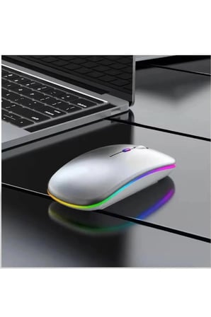 Casper VIA S40 10.4" Tablet İçin Uyumlu RGB LED Işıklı Bluetooth+2.4Ghz Kablosuz Şarjlı Mouse