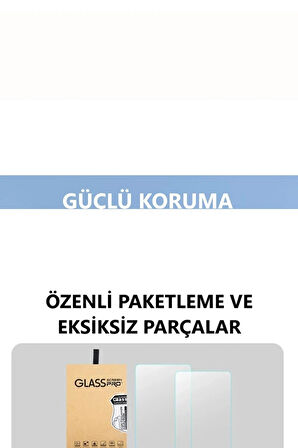 2 ADET iPad Mini 6. Nesil 8.3" Tablet Tam Uyumlu Ekran Koruyucu Şeffaf Cam Nano HD Esnek Kırılmaz