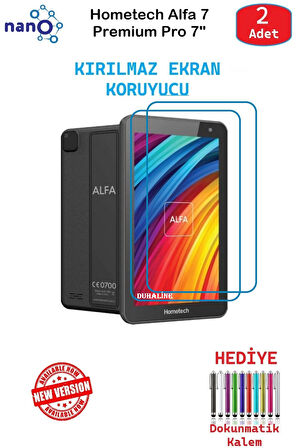 Hometech Alfa7 PremiumPro İçin Nano Ekran Koruyucu 9h Esnek 2 ADET