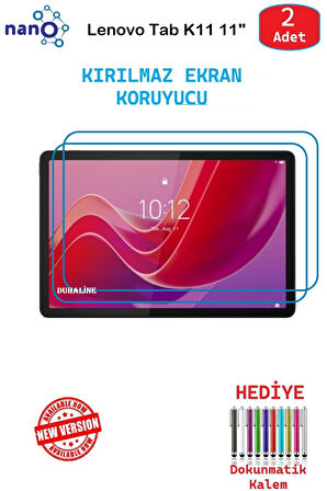 Lenovo Tab K11 11" İçin Nano Ekran Koruyucu 9h Esnek 2 ADET