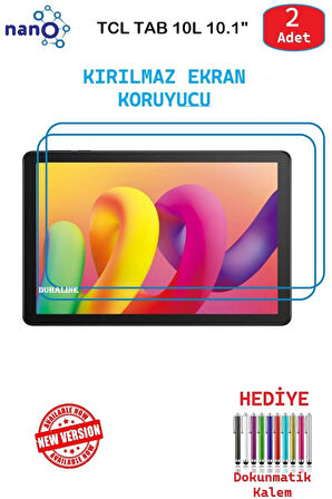 TCL TAB 10L 10.1" İçin Nano Ekran Koruyucu 9h Esnek 2 ADET