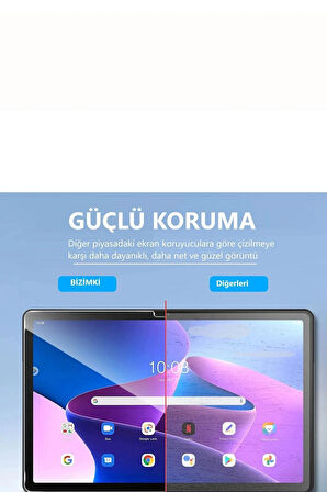 2 ADET Everest Everpad Vortex V10 10.4" Tablet Tam Uyumlu Ekran Koruyucu Cam Nano HD Esnek Kırılmaz