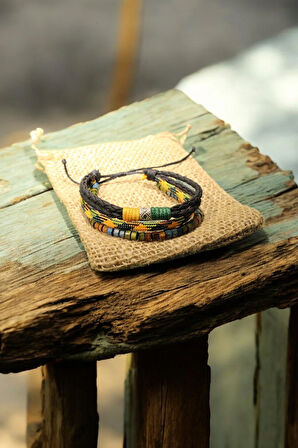 Çok Boncuklu Bileklik Sonbahar Melodisi