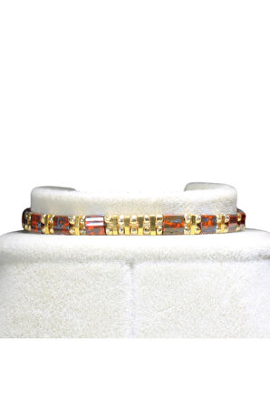 Tila Boncuklarla Zarif Ve Renkli Bileklikler Serisi - Desenli Kırmızı Model