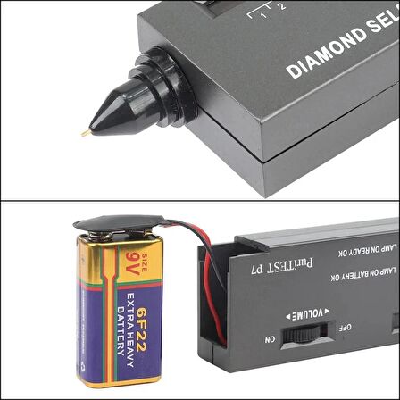 DIAMOND Selector II profesyonel yüksek doğruluk elmas Tester 2 / 3 taş Gem seçici takı Watcher aracı LED elmas göstergesi Test kalemi