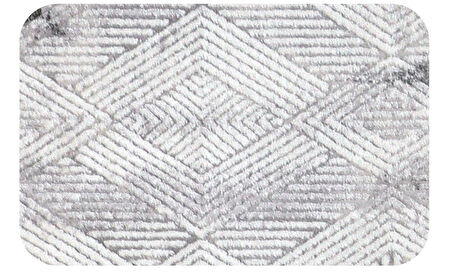 Nexus Halı Diana 258 Gri Akrilik Yumuşak Silinebilir Keçeleşmez Leke Tutmaz Modern Halı