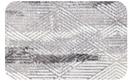 Nexus Halı Diana 258 Gri Akrilik Yumuşak Silinebilir Keçeleşmez Leke Tutmaz Modern Halı