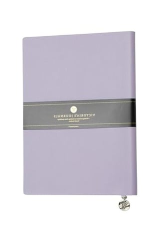 Lila Renkli Esnek Kapak Çizgili Defter, 14.8x21 cm