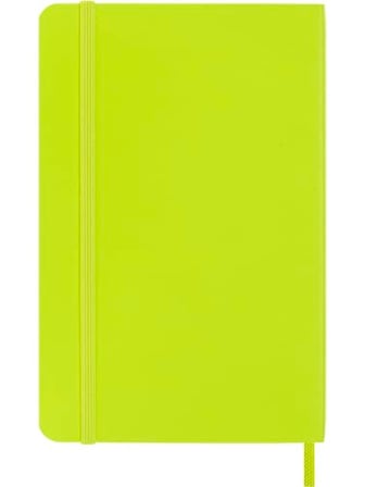 Çizgili Yumuşak Kapak Defter, Limon Yeşili Renk ile Pratik
