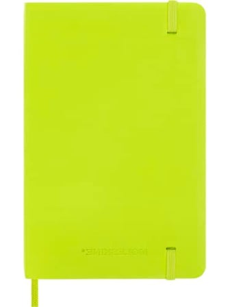 Çizgili Yumuşak Kapak Defter, Limon Yeşili Renk ile Pratik