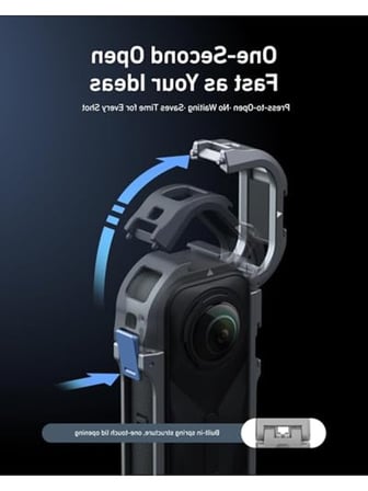 Metal Çerçeve ile Insta360 X5 için Koruma Sağlayan Yeni Tasarım