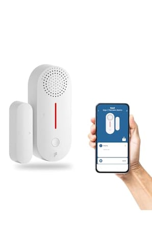 Fonri Akıllı Kablosuz Kapı Pencere Alarmı, Mobil Bildirim, Wifi, Uzaktan Takip, 2 Yıl Garantili ve Tuya Destekli (1)