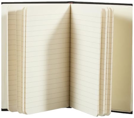 Notelook Scrikss Tekstil Kapak Çizgili Defter A6 Beyaz